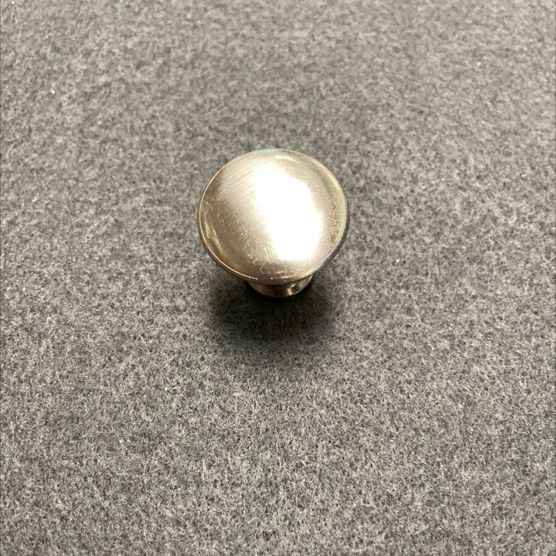 D. Lawless Hardware (5 Pack) AS-IS 7/8 inch Delano Button Knob Brushed ...