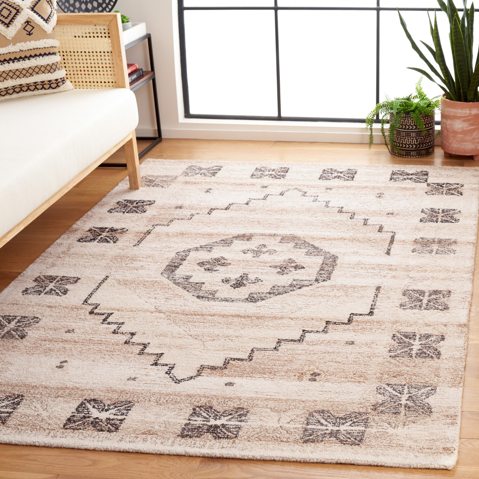 Barnwell Hand-Woven Rug, Rectangle 5' x 8'