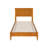 Amandah Low Profile Solid Wood Panel Bed-1063239675-1063239674