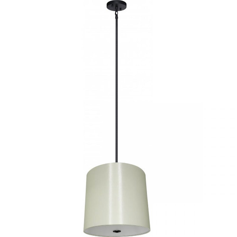 Lustre spectaculaire / unique 5 lumières Olivo, Soie crème