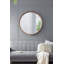 Miroir rond en bois, miroir mural pour la salle de bain