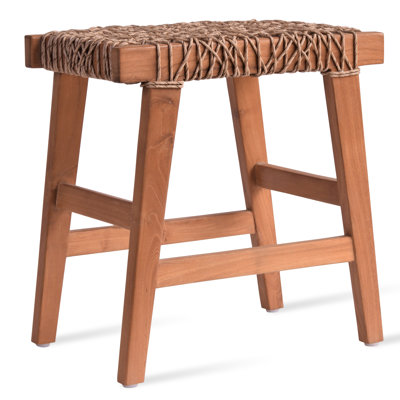 PICOLLO 18" Teak Patio Dining Stool by sohoConcept