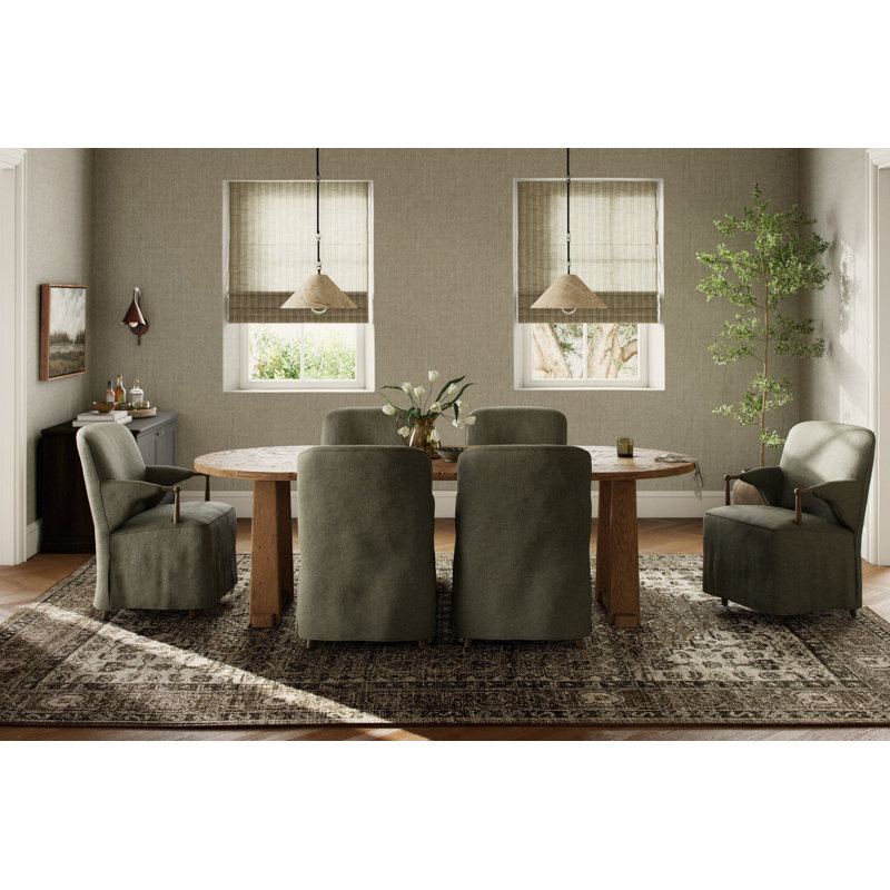 Ayla Dining Table, Worn Oak