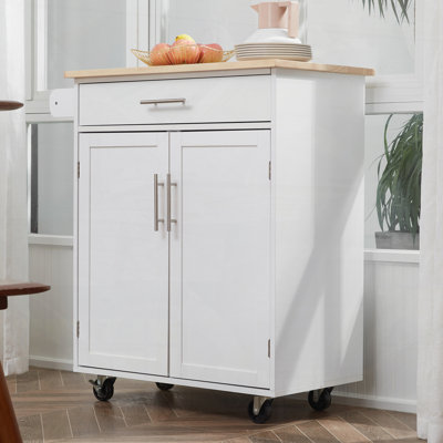 Chariot à roulettes avec tiroir et armoire à serviettes Kitchen Island