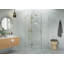 Halo 53 in. x 34 in. x 78 in. 90-degree Fully Frameless Glass Hinged Shower Enclosure-922276063