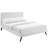 Macie Platform Bed with Round Splayed Legs-539381003-539380998