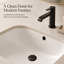 Stainless Steel Bathroom Sink Pop-Up Drain With Overflow-138218440