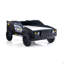 Lit simple moderne de style moderne de style Jeep rapide avec finition ultrabrillante veilleuses à DEL sur les phares, structure métallique, finition noire