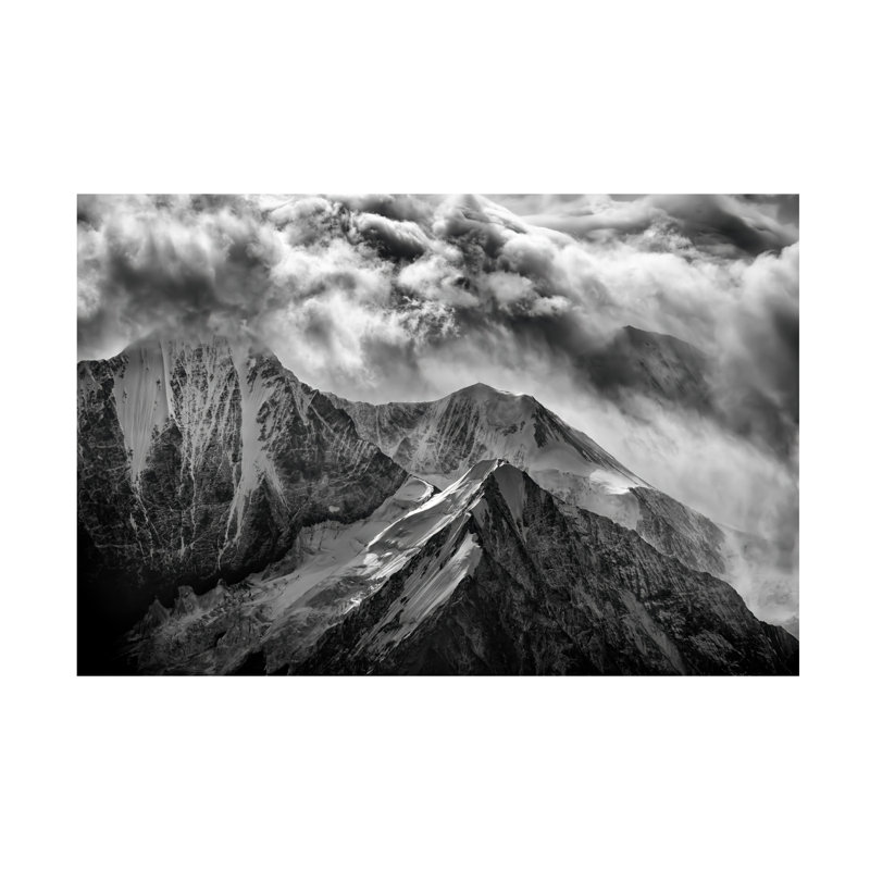 Art mural sur toile tendue - «Alaskan Splendor» de Rick Berk pour décoration de salon, de chambre à coucher ou de bureau - 16 x 24