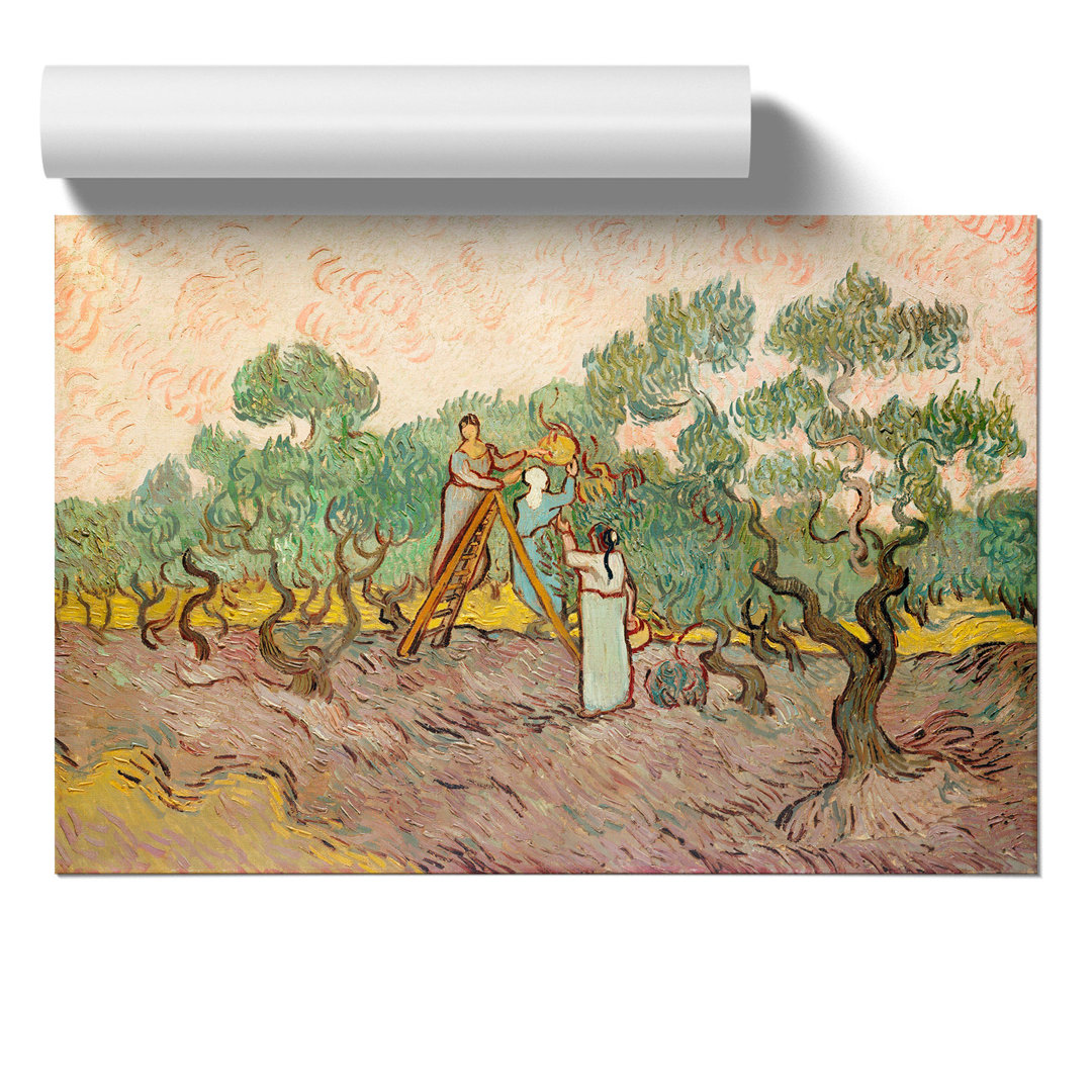 2590_Women Picking Olives By Vincent Van Gogh