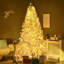 Décoration de Noël artificielle haute 7,5 pi avec 1518 branches, 500 lumières DEL chaudes et ouverture automatique-649083274