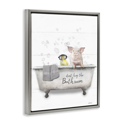 «Don't Hog Bathroom» par Lori Deiter