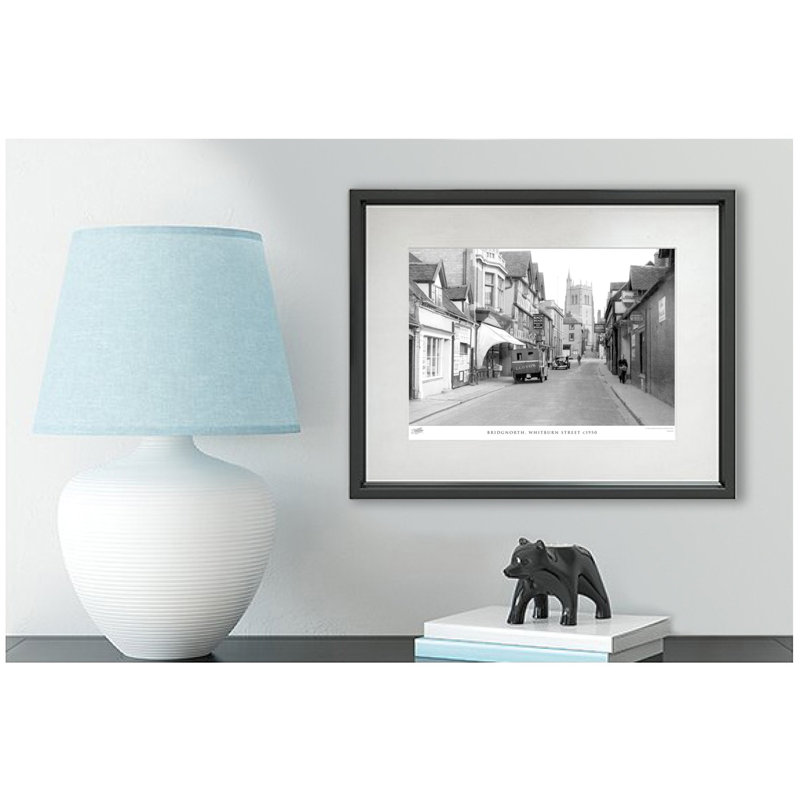 Bridgnorth, Whitburn Street C1950 by Francis Frith - Single Picture Frame Print, 60cm H x 80cm W x 2.3cm D