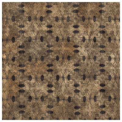 Brown Vintage Pattern Canvas Gallery Wrap in Many Sizes