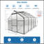 Serre en polycarbonate surélevée 6X10 pi-119458049-119458048