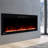 Symple Stuff Electric Fireplace With Remote-243645089