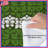 Green White Floral Pattern Comforter-130161365