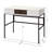 Natural And Black Writing Desk With USB Port-1819971408