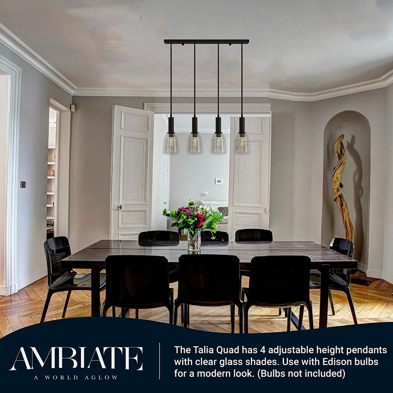 4 - Light Kitchen Island Pendant