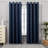 Deconovo Silver Diamond Pattern Curtain Pair