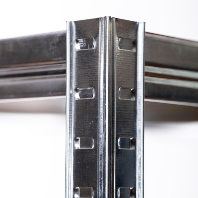 90cm W Galvanised Steel Frame Shelving Unit, x2