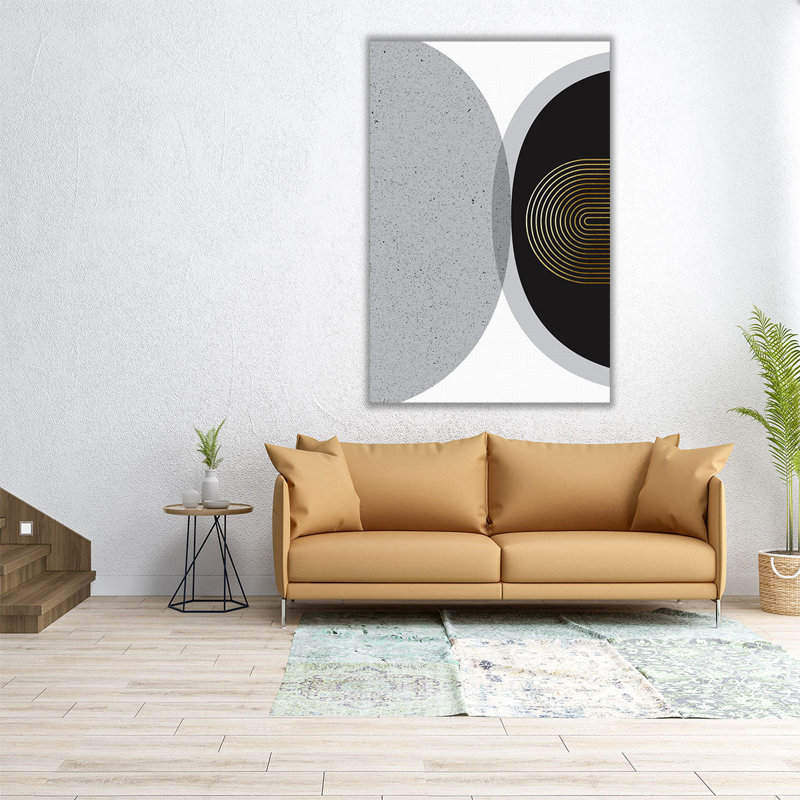 Mid Century Modern Luxe 3 - reproduction d'art sur toile, H 24 po x l 16 po