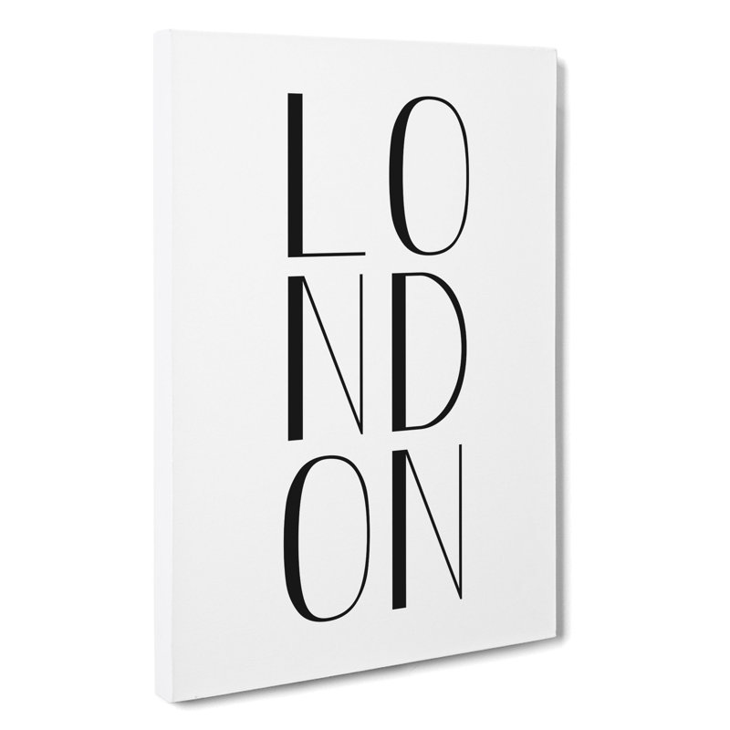 London - Wrapped Canvas, 50cm H x 35cm W x 3cm D