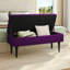 Peyton Velvet Upholstered Bench with Flip Top-957745488