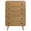 Commode à 5 tiroirs Winston Light Ash