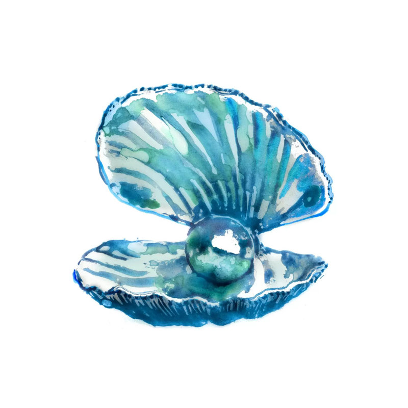 Oyster by Edward Selkirk - Wrapped Canvas Painting, 30.48 cm H x 30.48 cm W