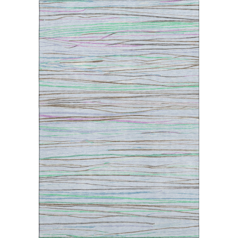 Tapis de qualité supérieure lavable à la machine Harjo AMF1603, Rectangle 9 pi x 12 pi