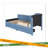 Twin Size L-Shaped Corduroy Daybed,Upholstered Bed Frame With 2 Storage Drawers-1437297072