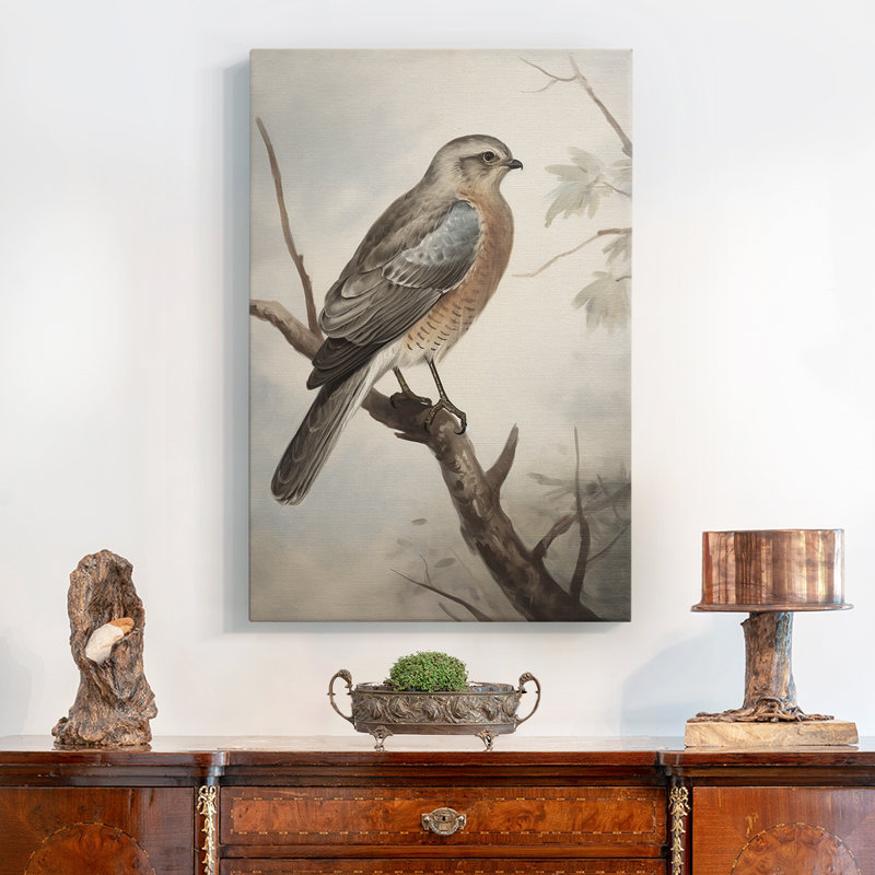 Animal rétro - reproduction sur toile tendue, H 13 po x l 9 po
