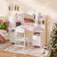 Ensemble de coiffeuse pour enfants avec tabouret et miroir-1088119716