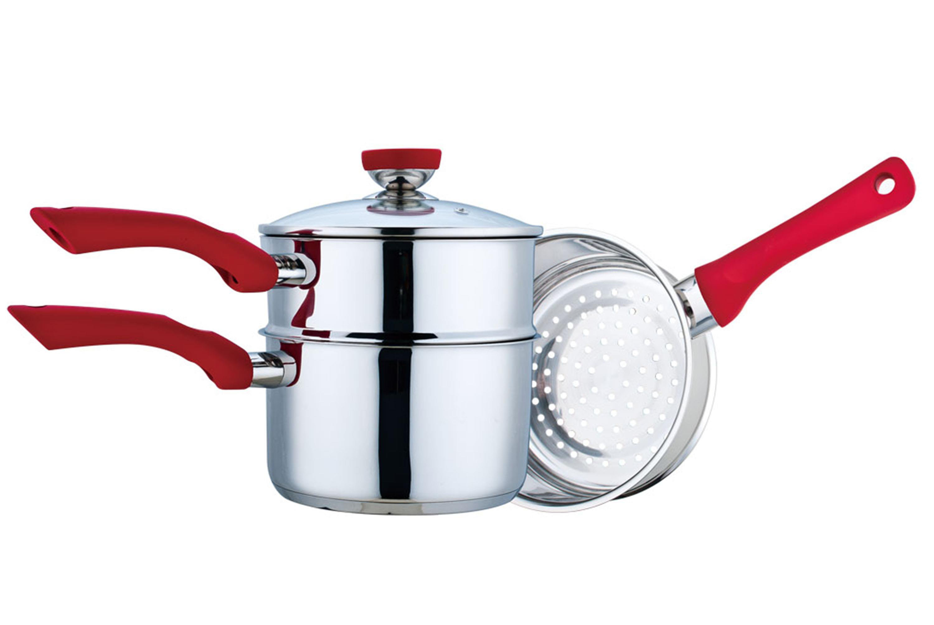 Do Not Use - Culinary Edge Steamer Boiler Set in Silver & Reviews | Wayfair