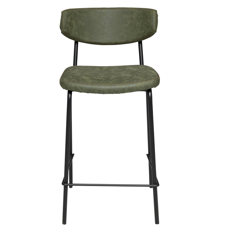 Tabouret de bar et de comptoir Macey (29 po / 26 po), Vert, Tabouret de comptoir (siège d'une hauteur de 26 p