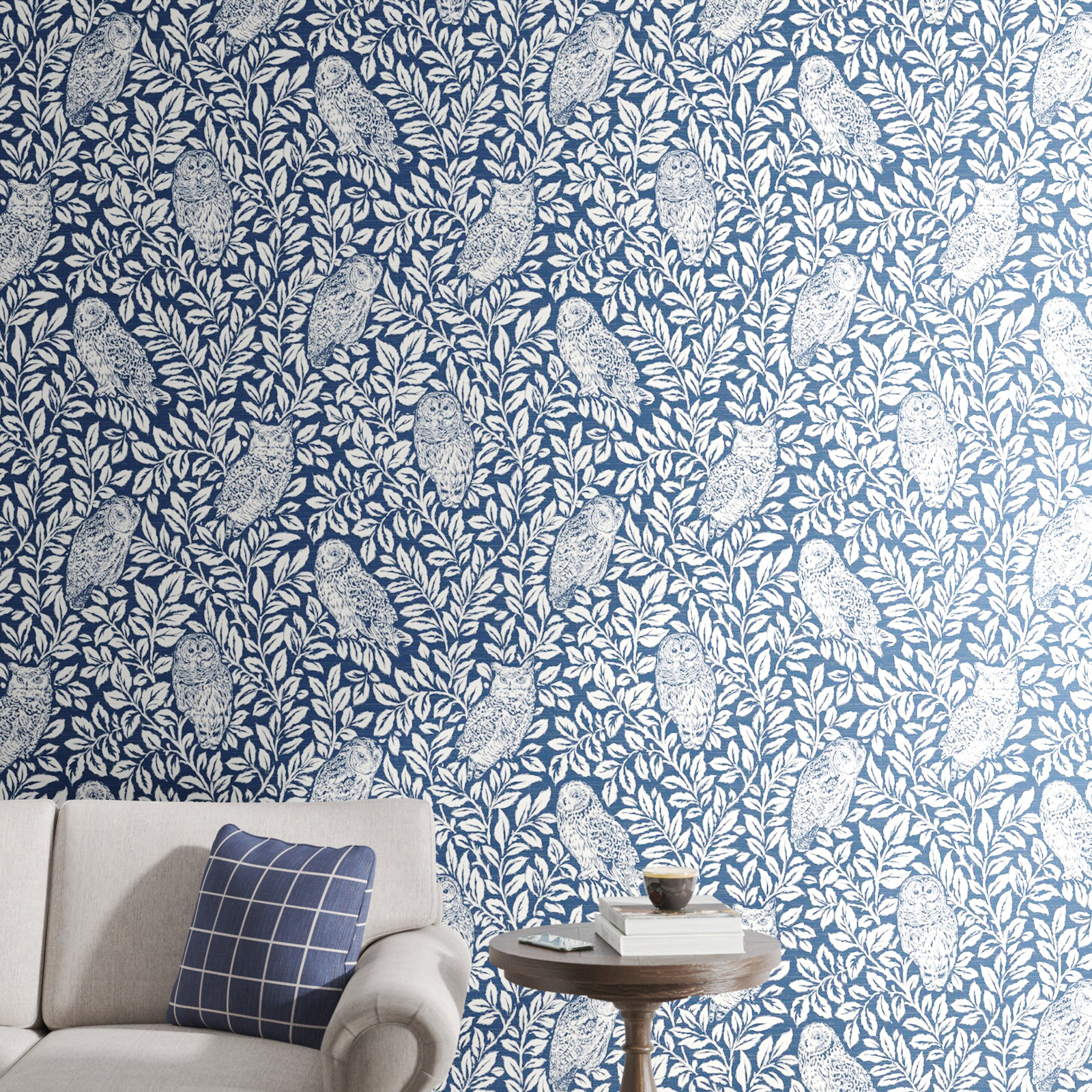 Toby Wallpaper Roll, Navy