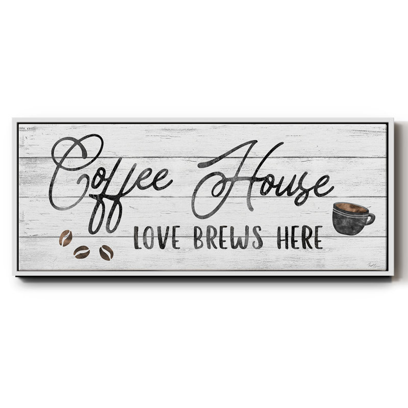 Love Brews - toile encadrée