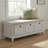 Rustic Shoe Storage Bench With Cushioned Seat - 3 Drawers & Hidden Storage For Home Organization-868988271