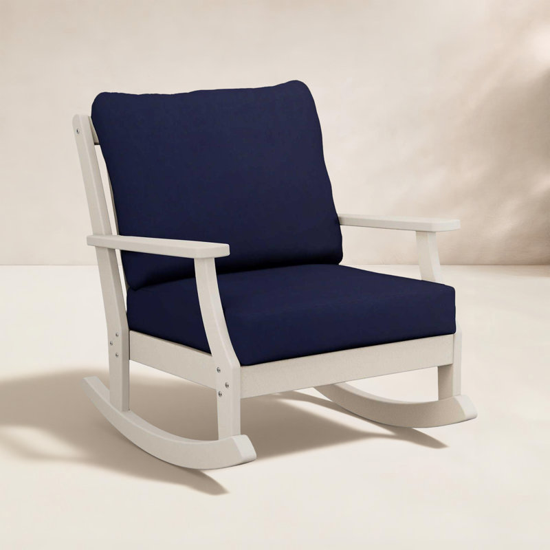 Braxton Patio Lounge Chair, Weathered Tweed Revolution® Tweed, Light Beige
