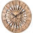 Sunrise Outdoor Resin Wall Clock, C4860
