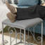 Tabouret de coiffeuse en acier