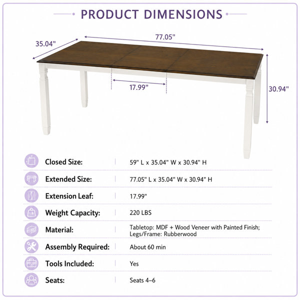 Dimensions du produit