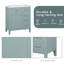 Bathroom Vanity with Sink Combo, Green Bathroom Cabinet with Drawers, Solid Frame and MDF Board