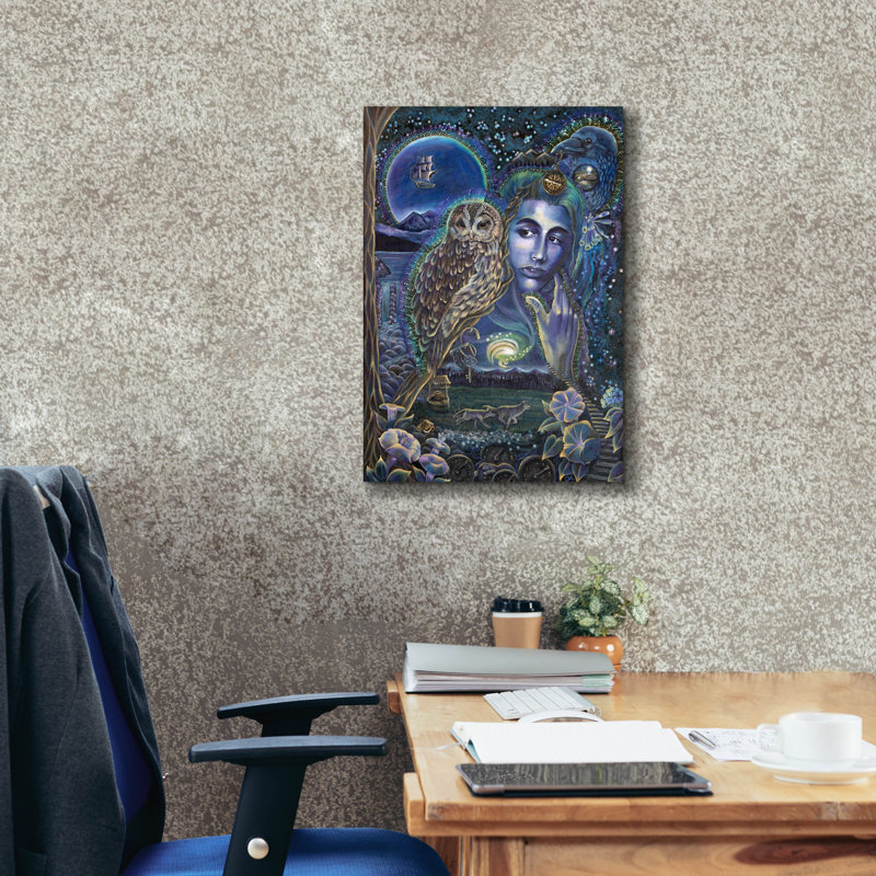  «Whisper Of The Night» par Verena Wild, art mural sur toile, H 26 po x l 18 po