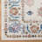 LENORE Machine Washable Vintage Floral Design Area Rug-114308669
