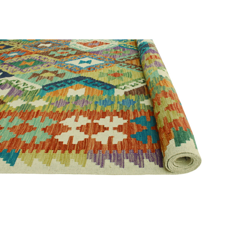 Flatweave Nuro Green Rug