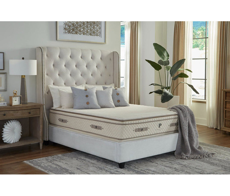 PlushBeds Botanical Bliss  Medium Organic Latex Mattress, Full, 12"
