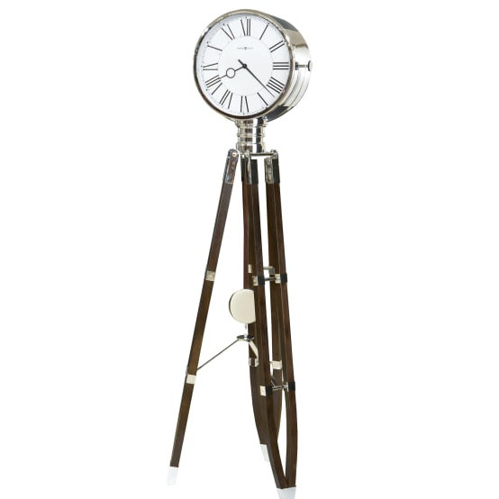 186.7cm Solid + Manufactured Wood Floor Clock