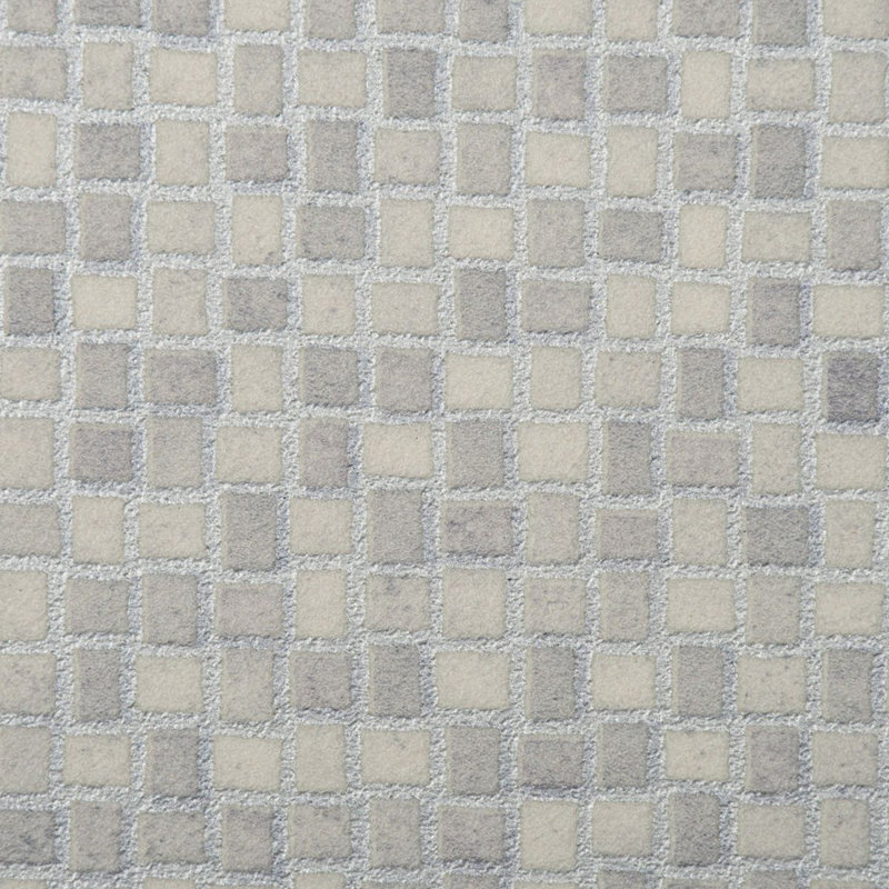 Non Slip Stone Effect White Silver Vinyl Flooring For LivingRoom, Kitchen, 2.8mm Cushion Backed Vinyl 400cm X 100cm
